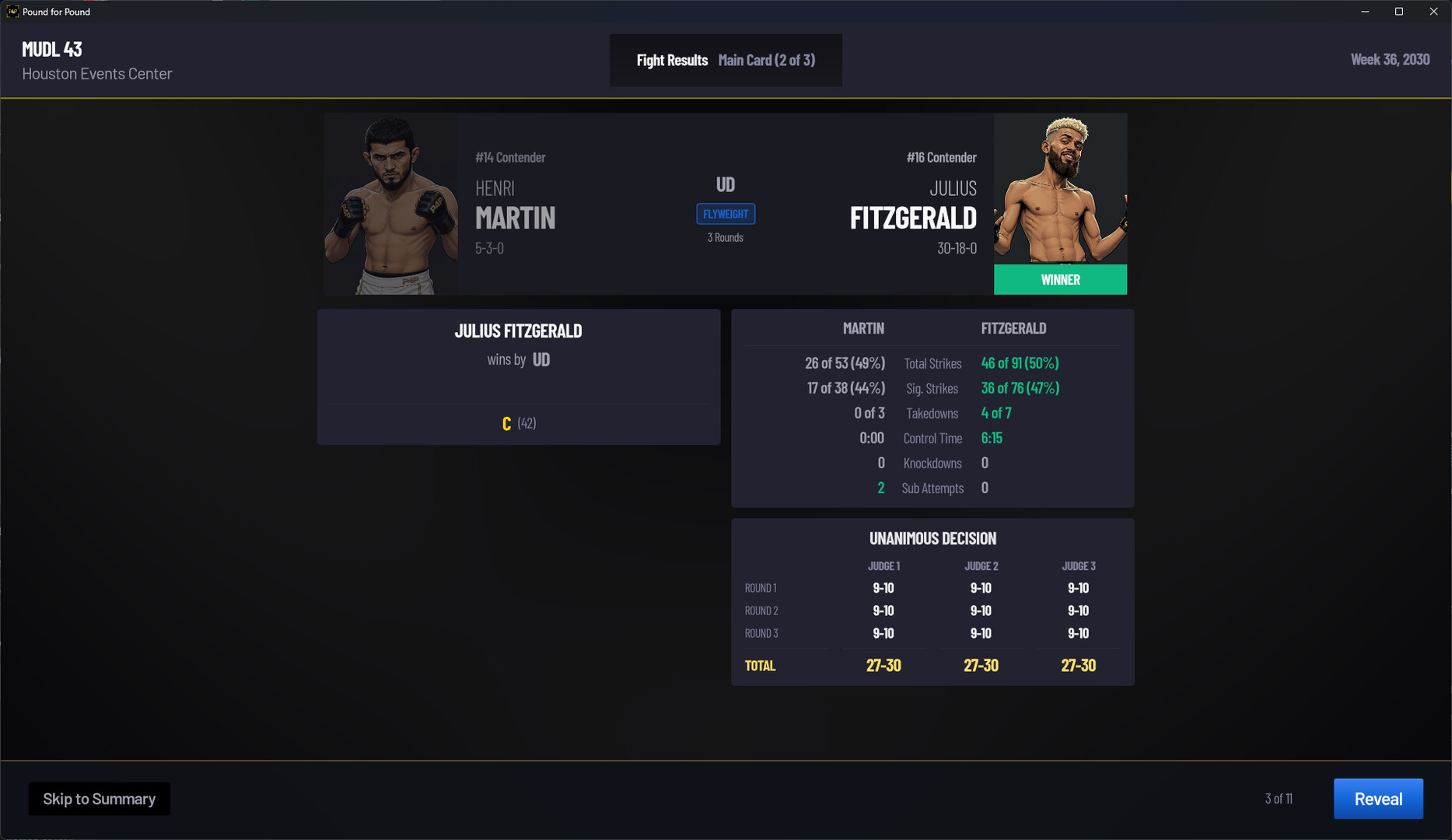 Pound for Pound: MMA Promotion Simulator screenshot 5