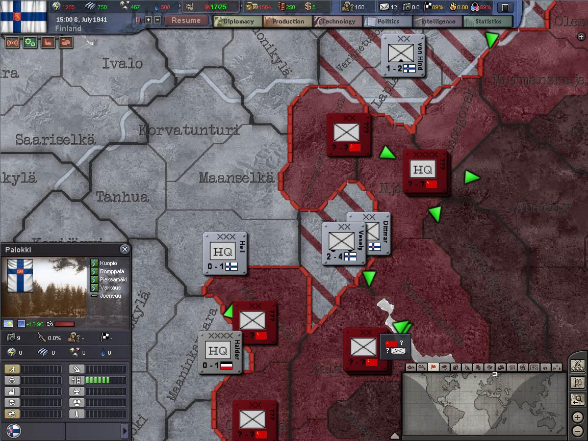 Hearts of Iron III: Semper Fi screenshot 3