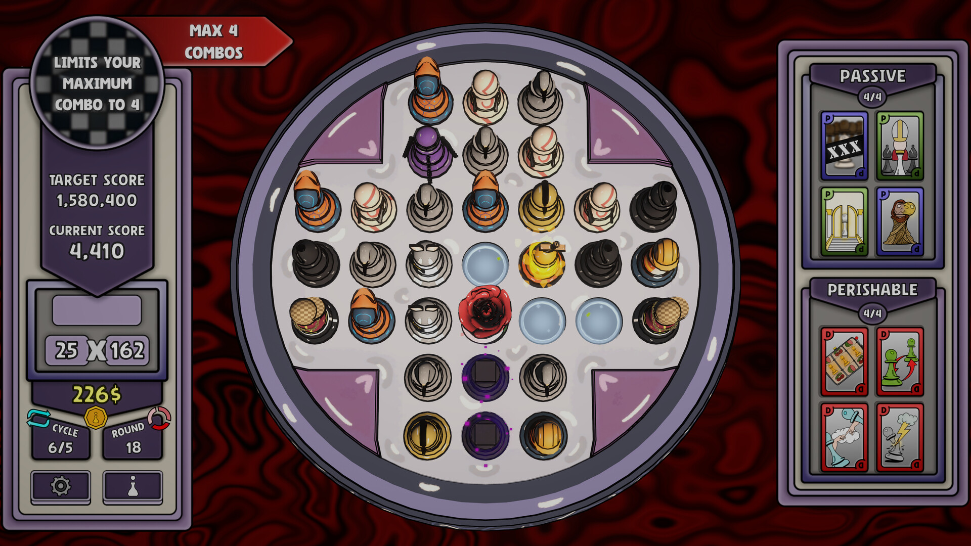 PEGTURE: Peg Solitaire Roguelike screenshot 3