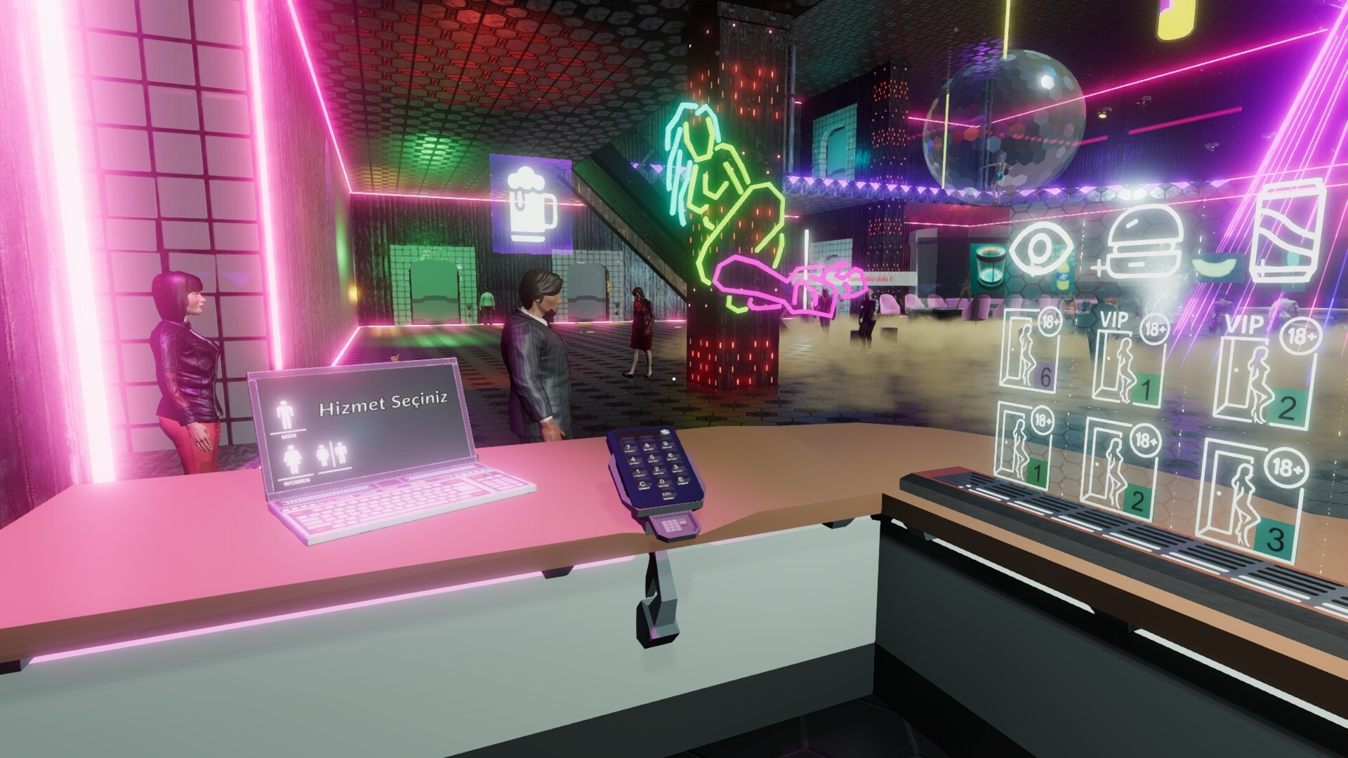 Neon Vice Club Simulator screenshot 2