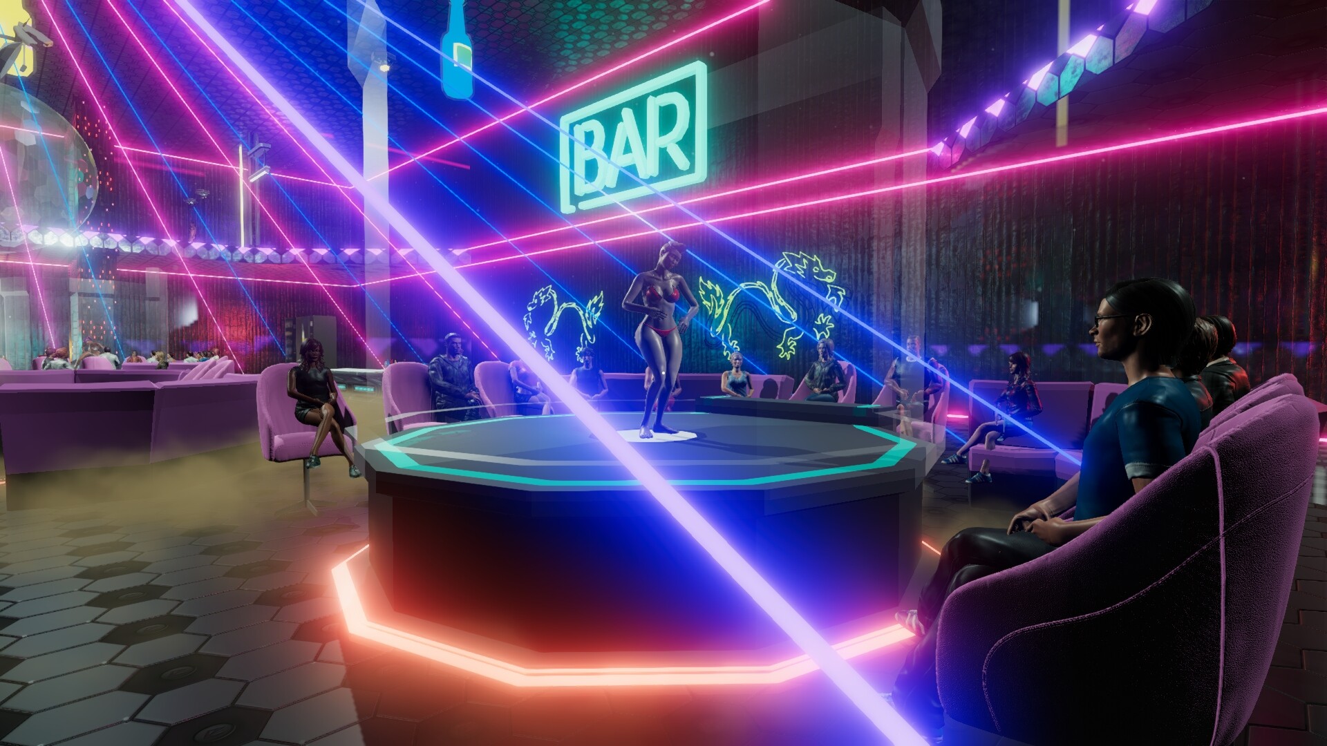Neon Vice Club Simulator screenshot 1