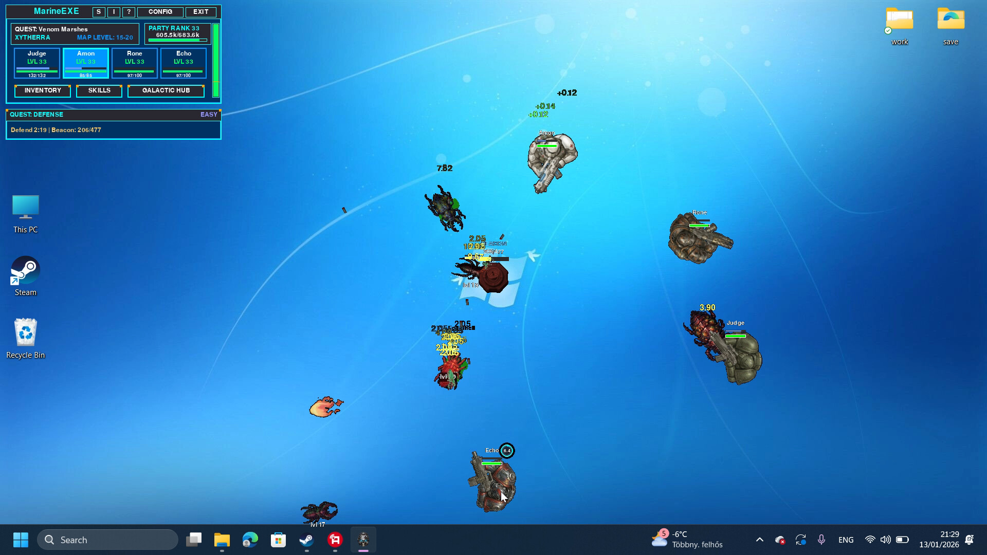 MARINE.EXE - Desktop RPG screenshot 5