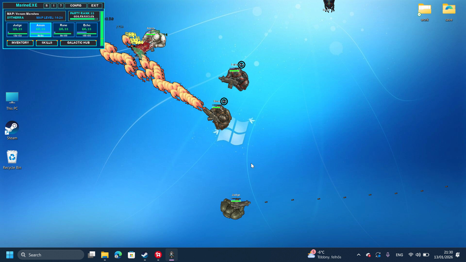 MARINE.EXE - Desktop RPG screenshot 3