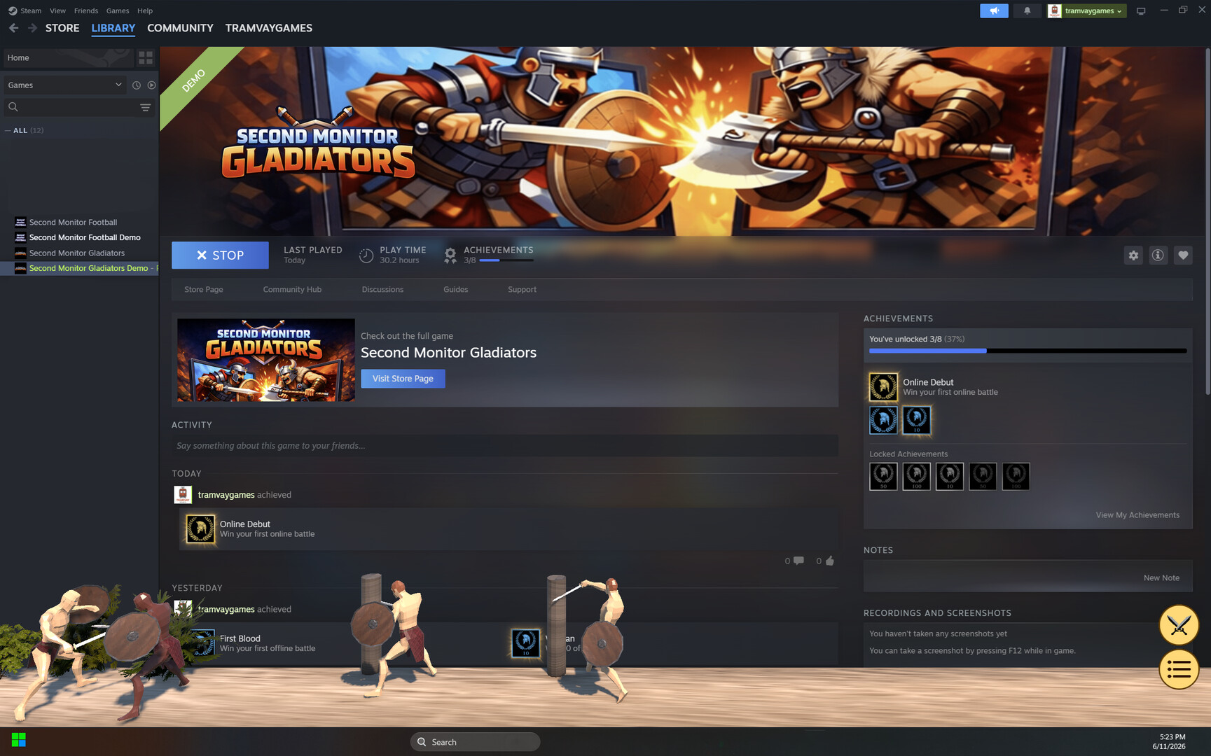 Second Monitor Gladiators screenshot 4