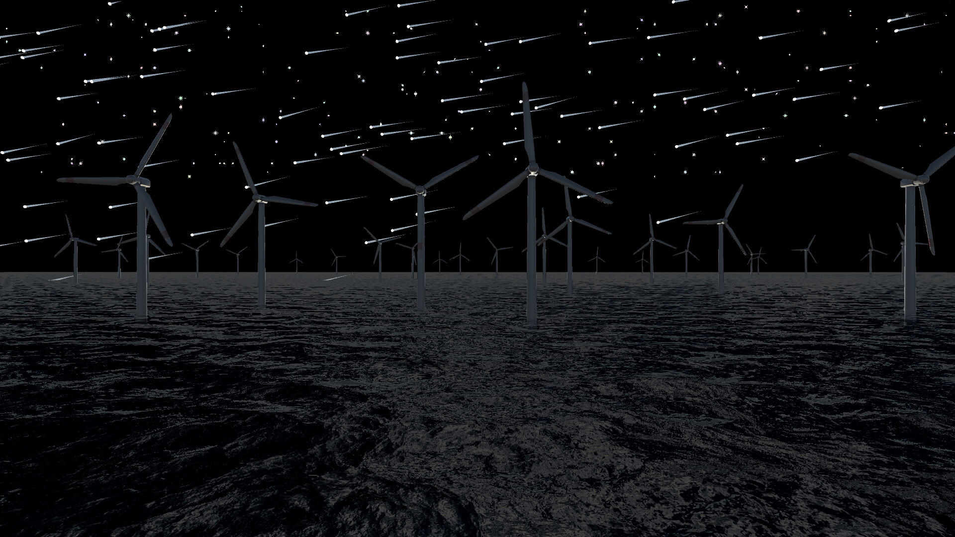 Wind Turbines Ocean Meditation screenshot 4