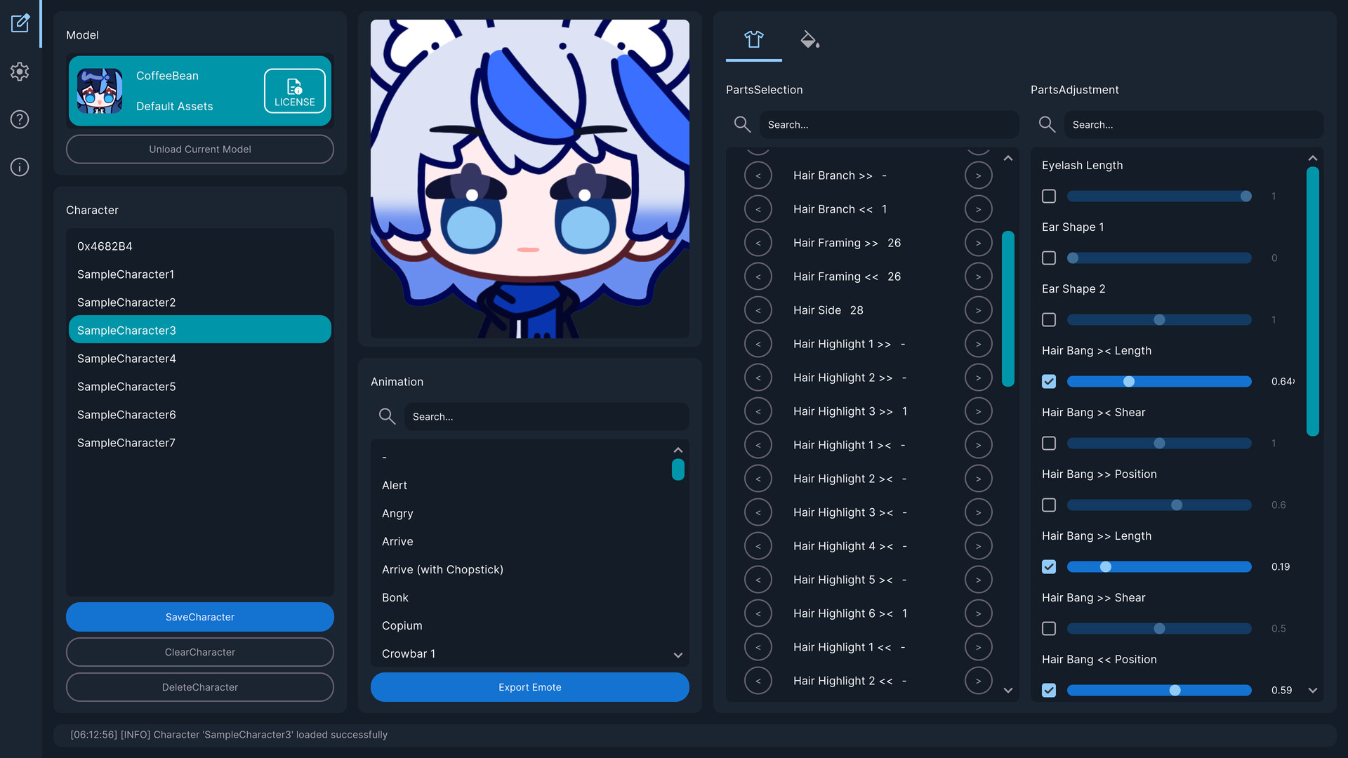 EmoteLab screenshot 2