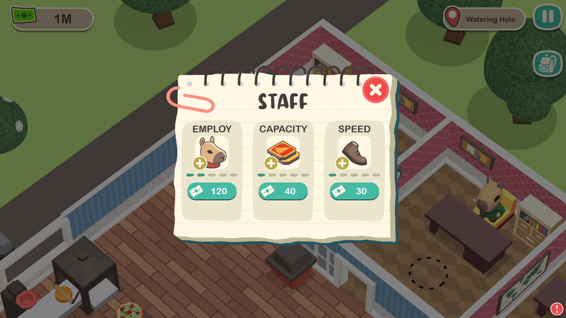 Capybara Pizza Cafe screenshot 5