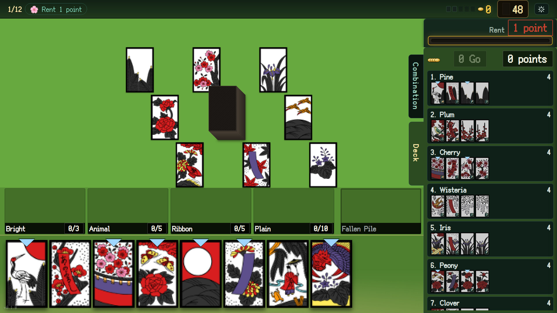 RogueHanafuda screenshot 1