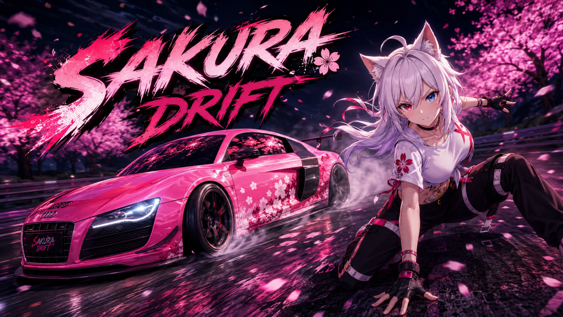 Sakura Drift screenshot 1
