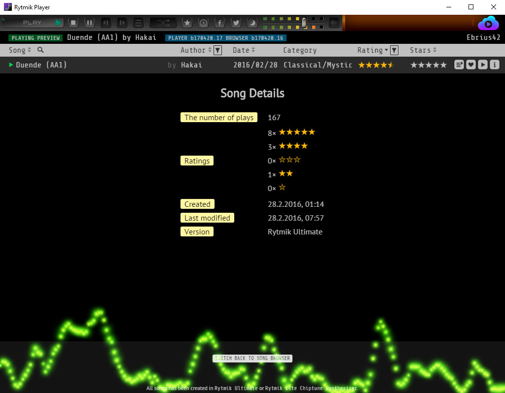 Rytmik Player screenshot 3