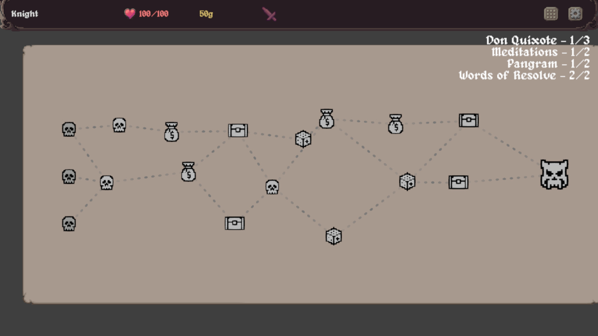 Clack and Slash: Typing Roguelike screenshot 6