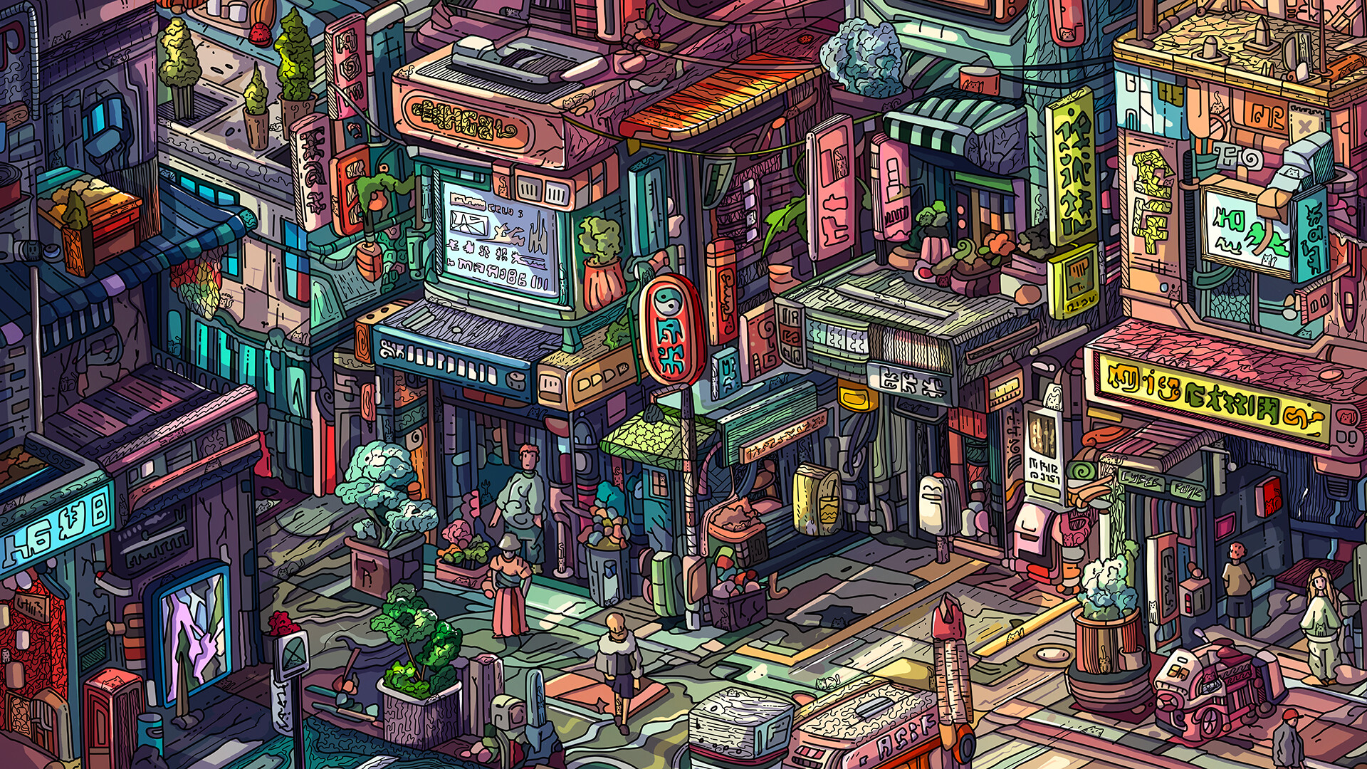 100 Cyberpunk Cats screenshot 1