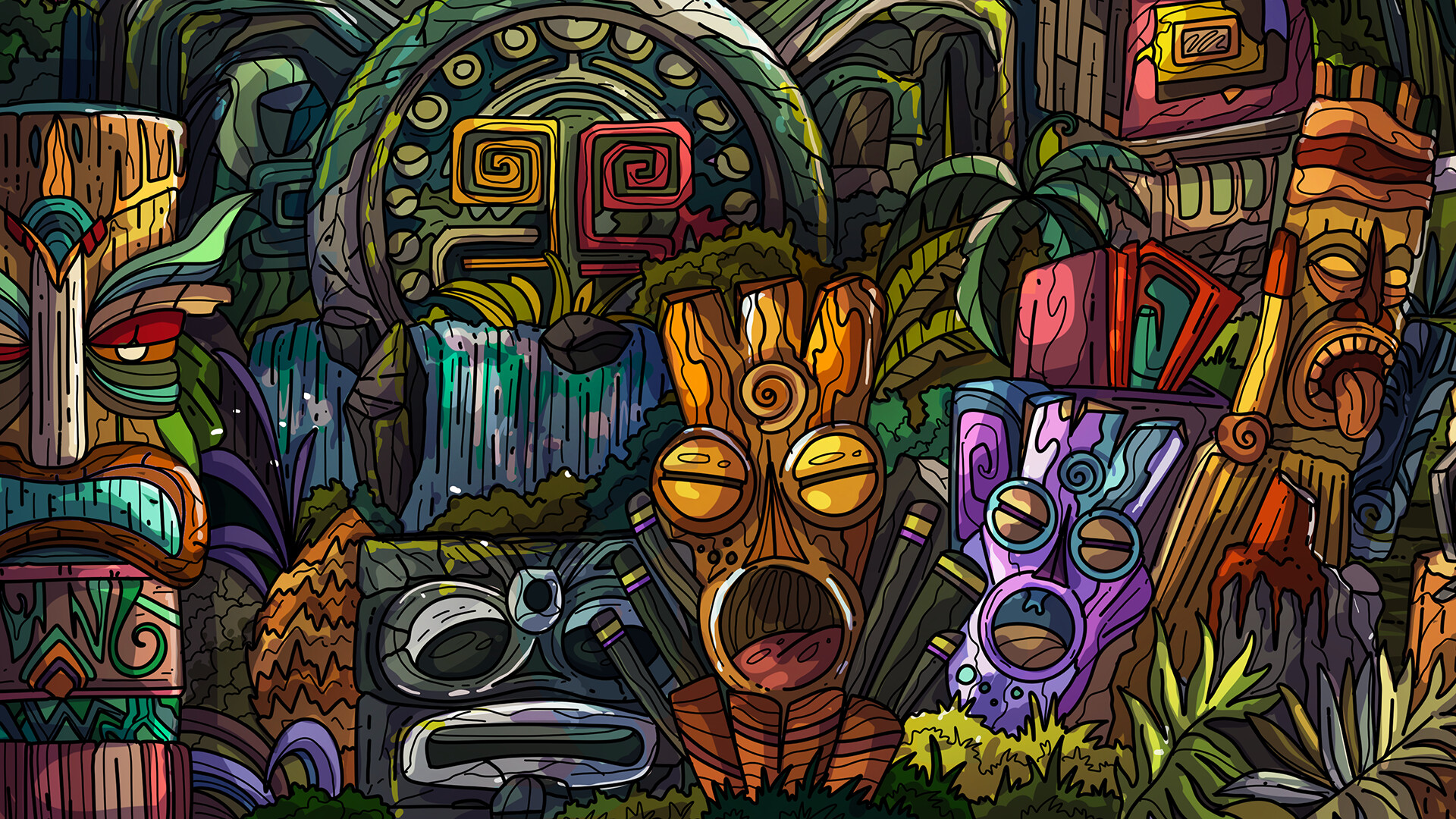 100 Tiki Cats screenshot 2