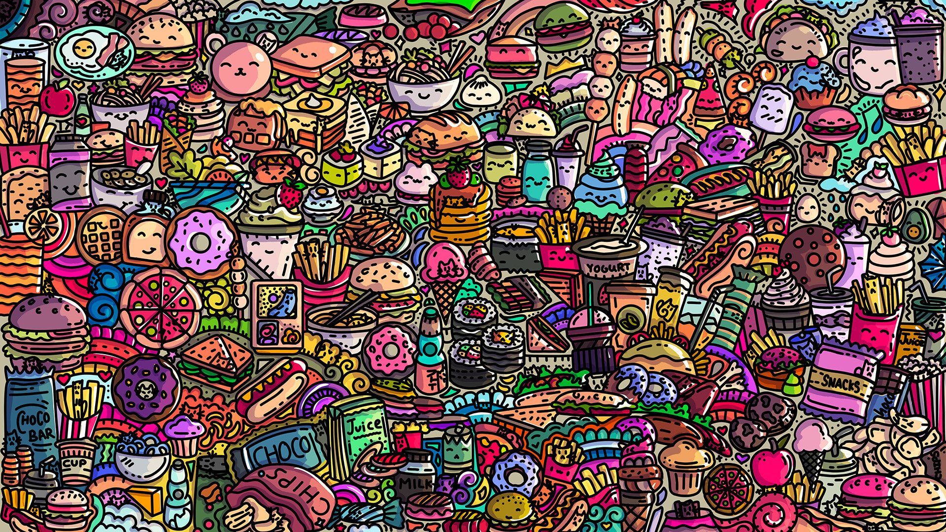 100 Snack Cats screenshot 1