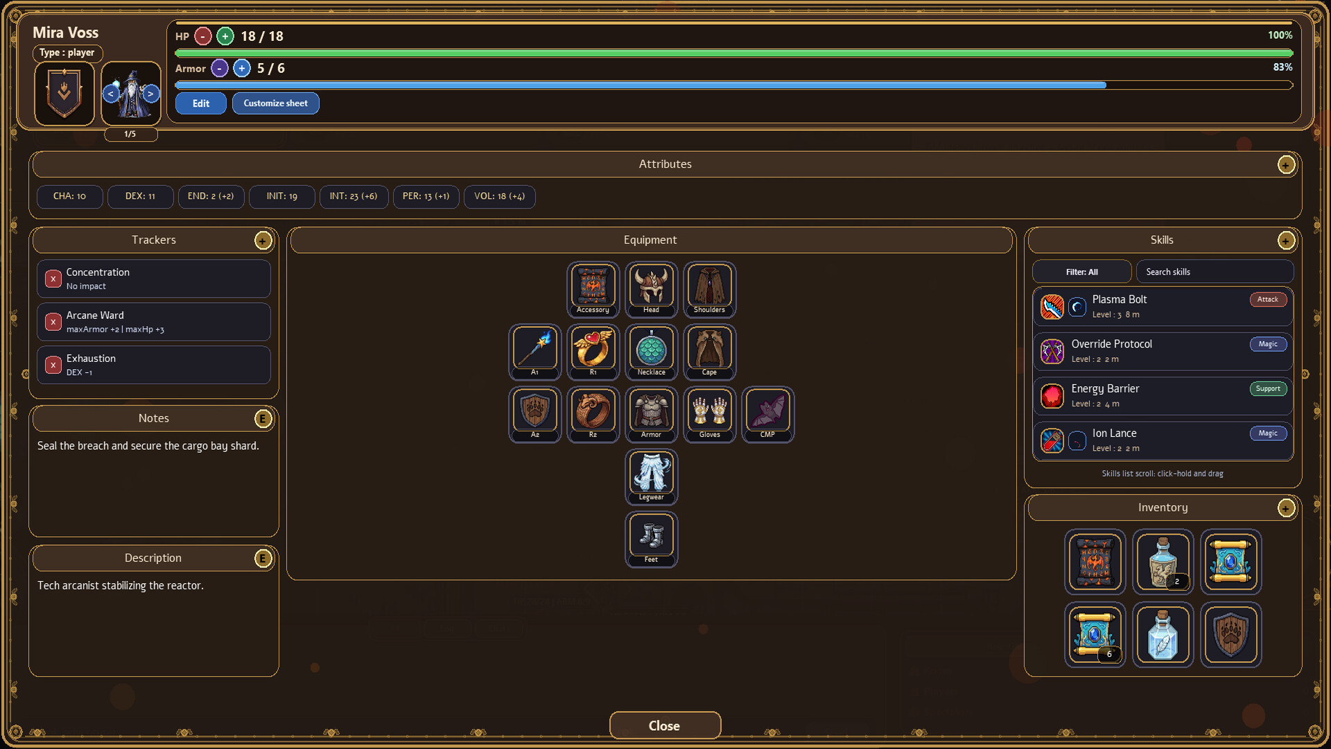RP2D Virtual Tabletop screenshot 5