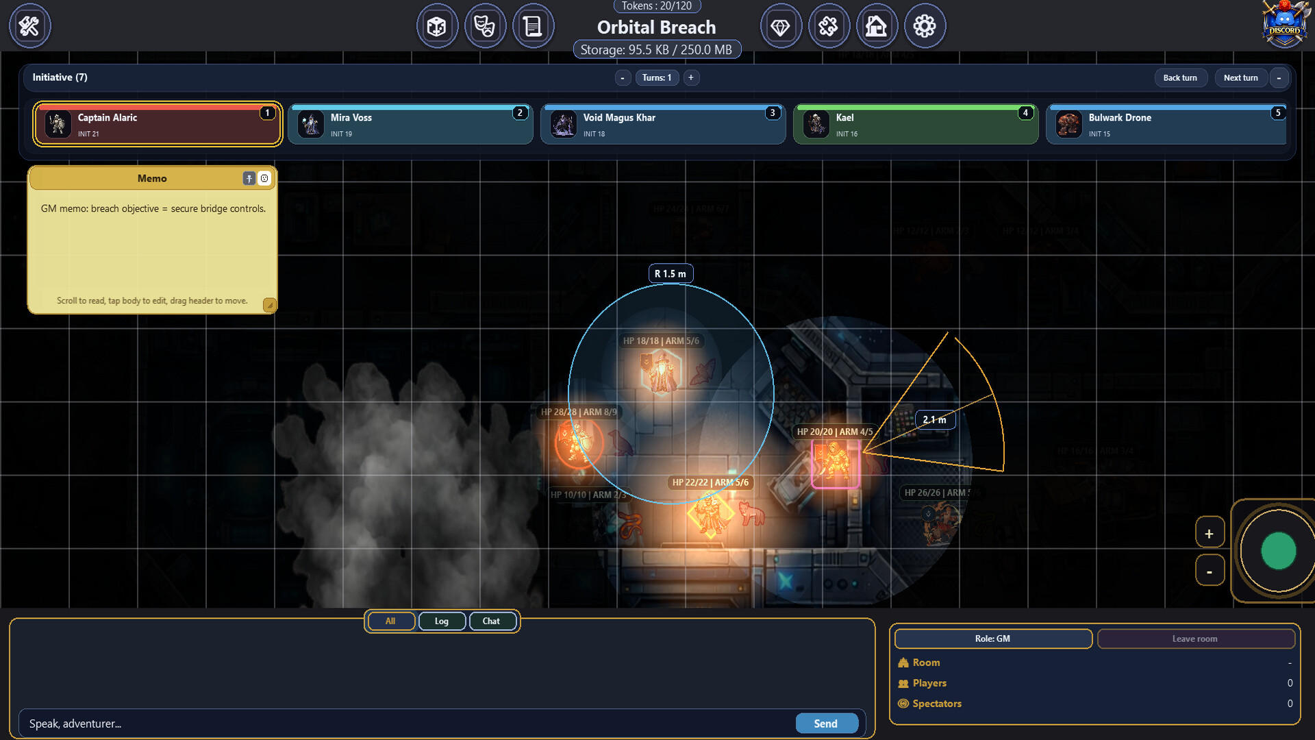 RP2D Virtual Tabletop screenshot 1