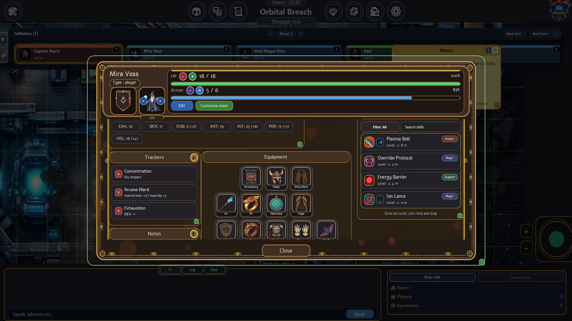RP2D Virtual Tabletop screenshot 6