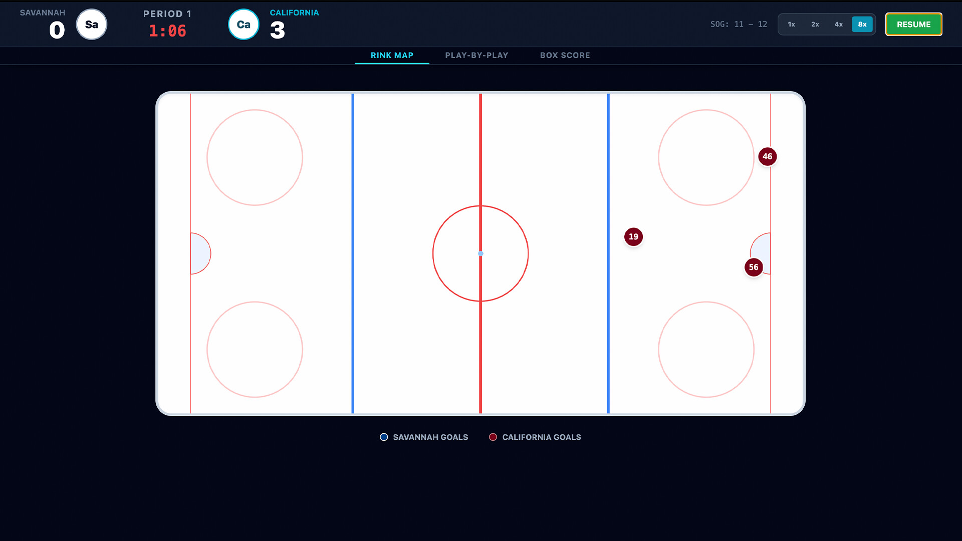Coastal Summit Sports: College Hockey 26 screenshot 3