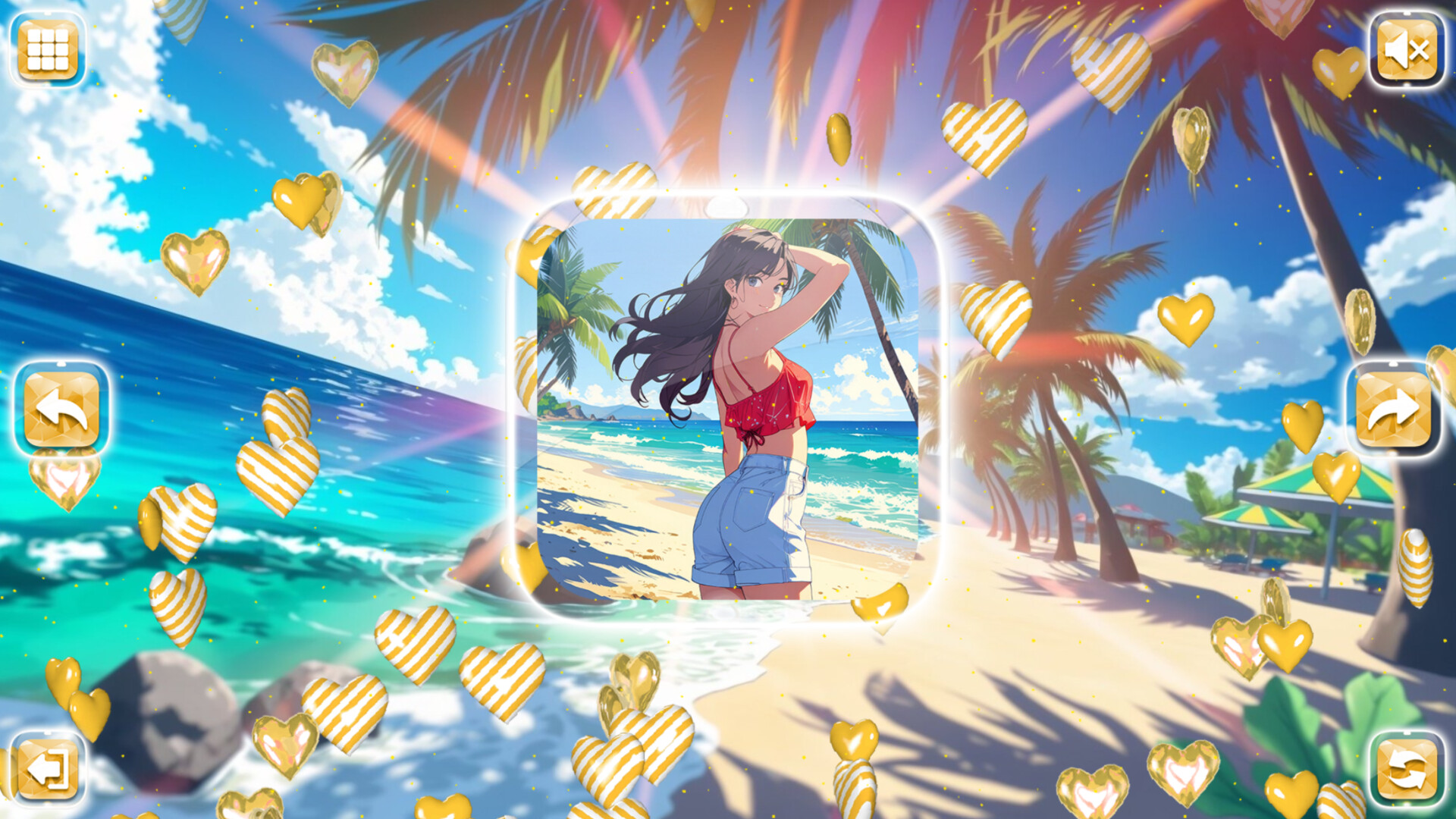 Lovely Anime Puzzle: Summer screenshot 3