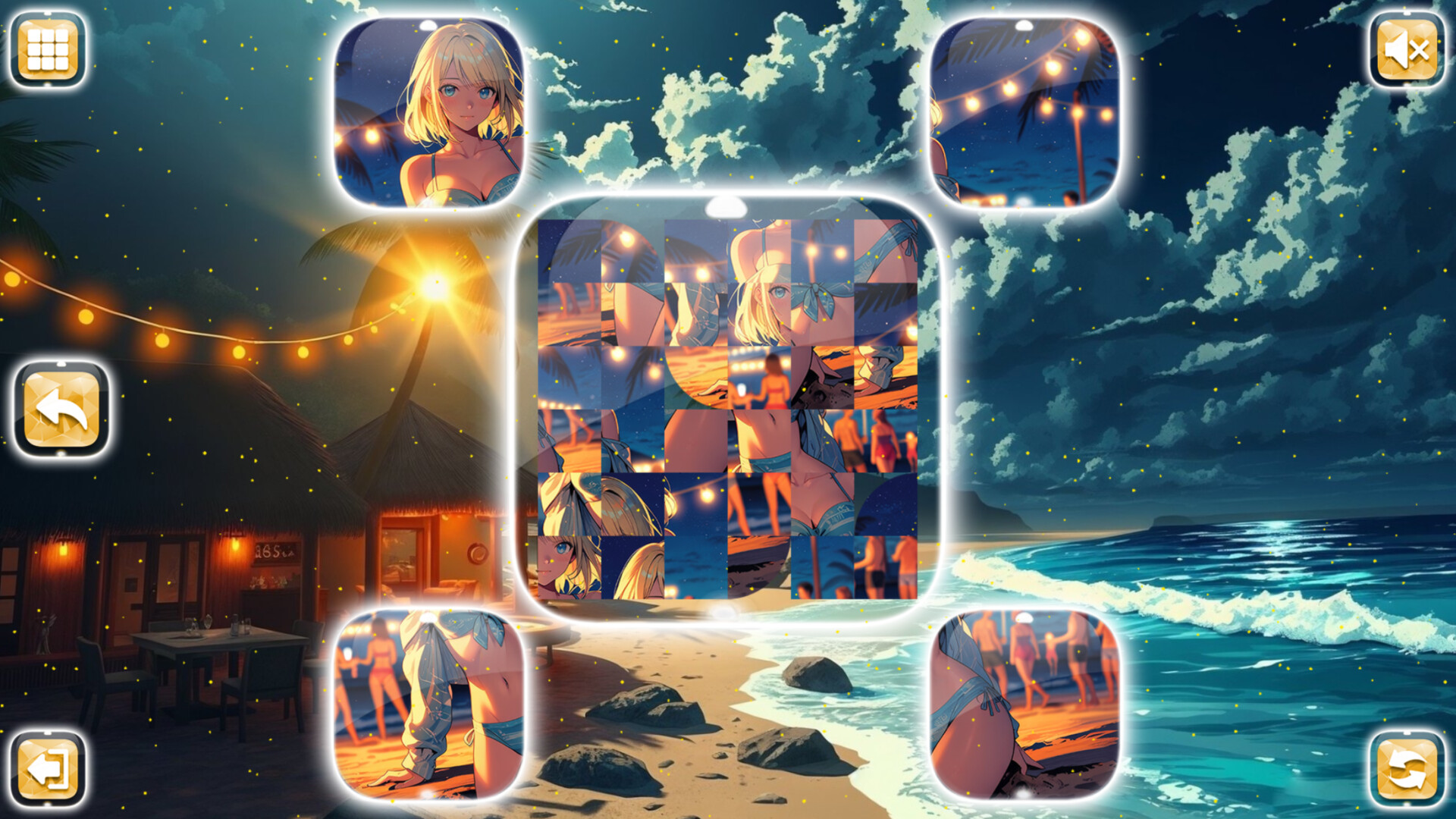 Lovely Anime Puzzle: Summer screenshot 6