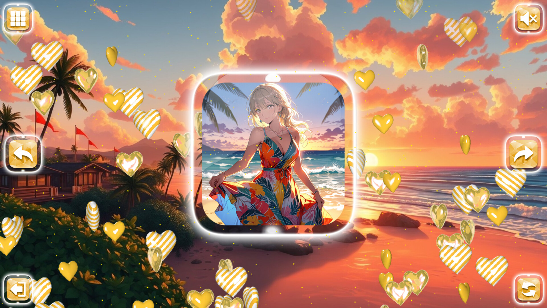 Lovely Anime Puzzle: Summer screenshot 1