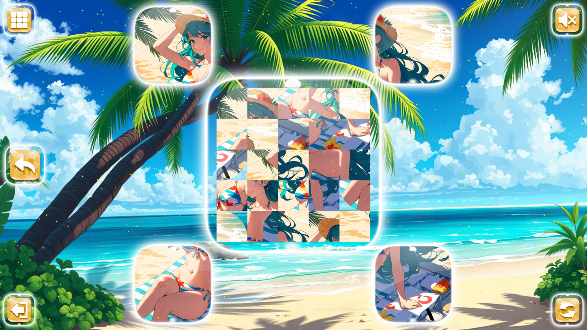Lovely Anime Puzzle: Summer screenshot 8