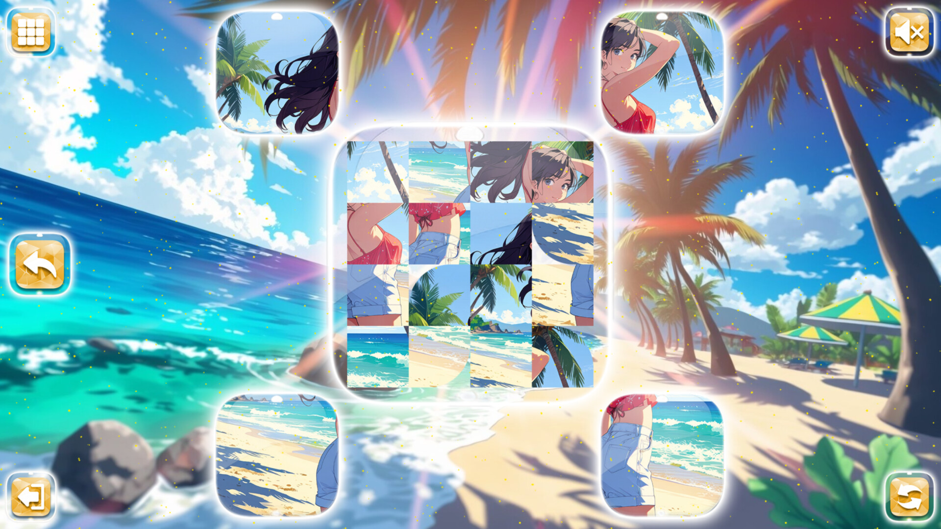 Lovely Anime Puzzle: Summer screenshot 4