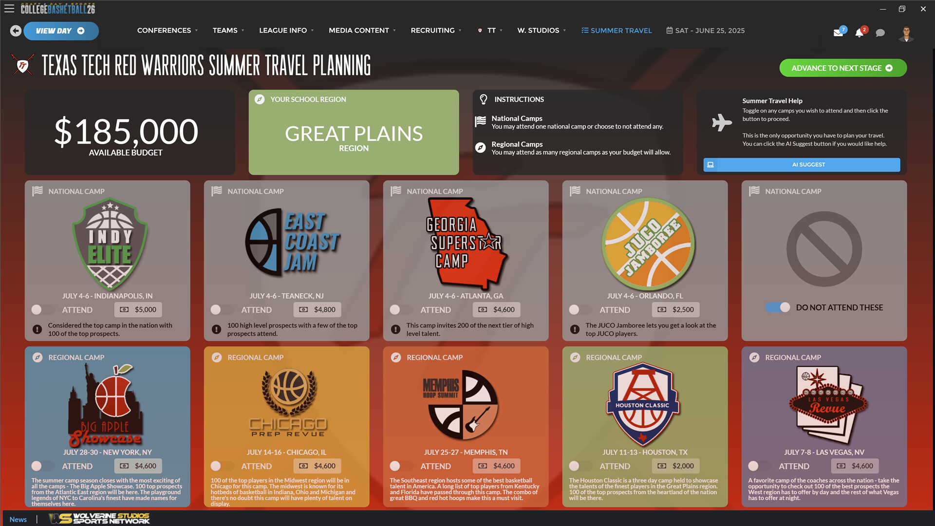 Draft Day Sports: College Basketball 2026 screenshot 8
