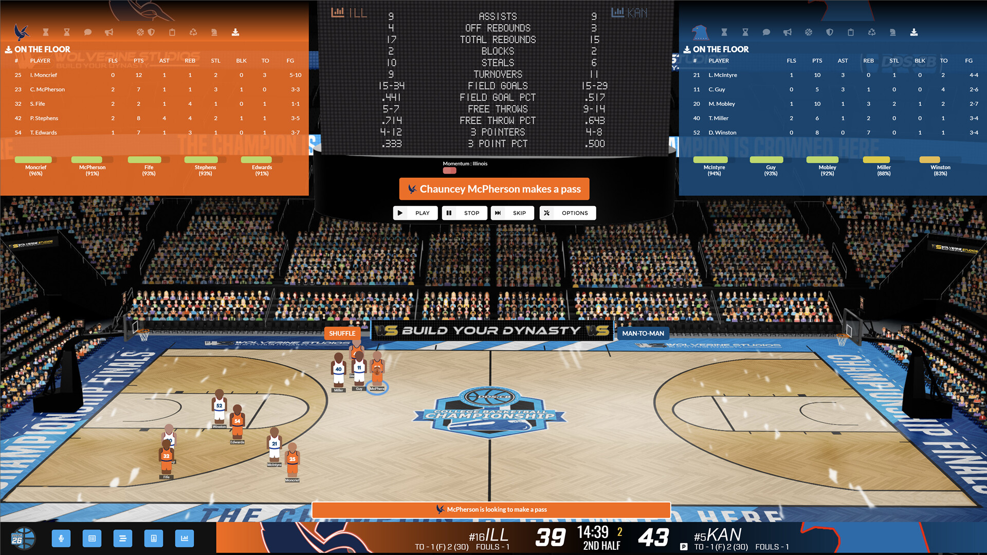 Draft Day Sports: College Basketball 2026 screenshot 1