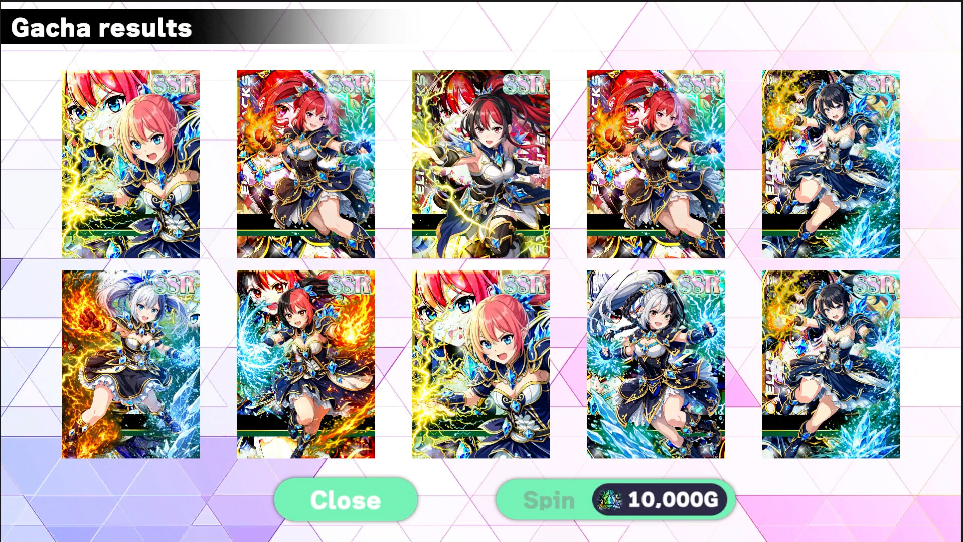 Isekai Mage Girl Gacha Pull Simulator: Elemental Card Collection screenshot 4