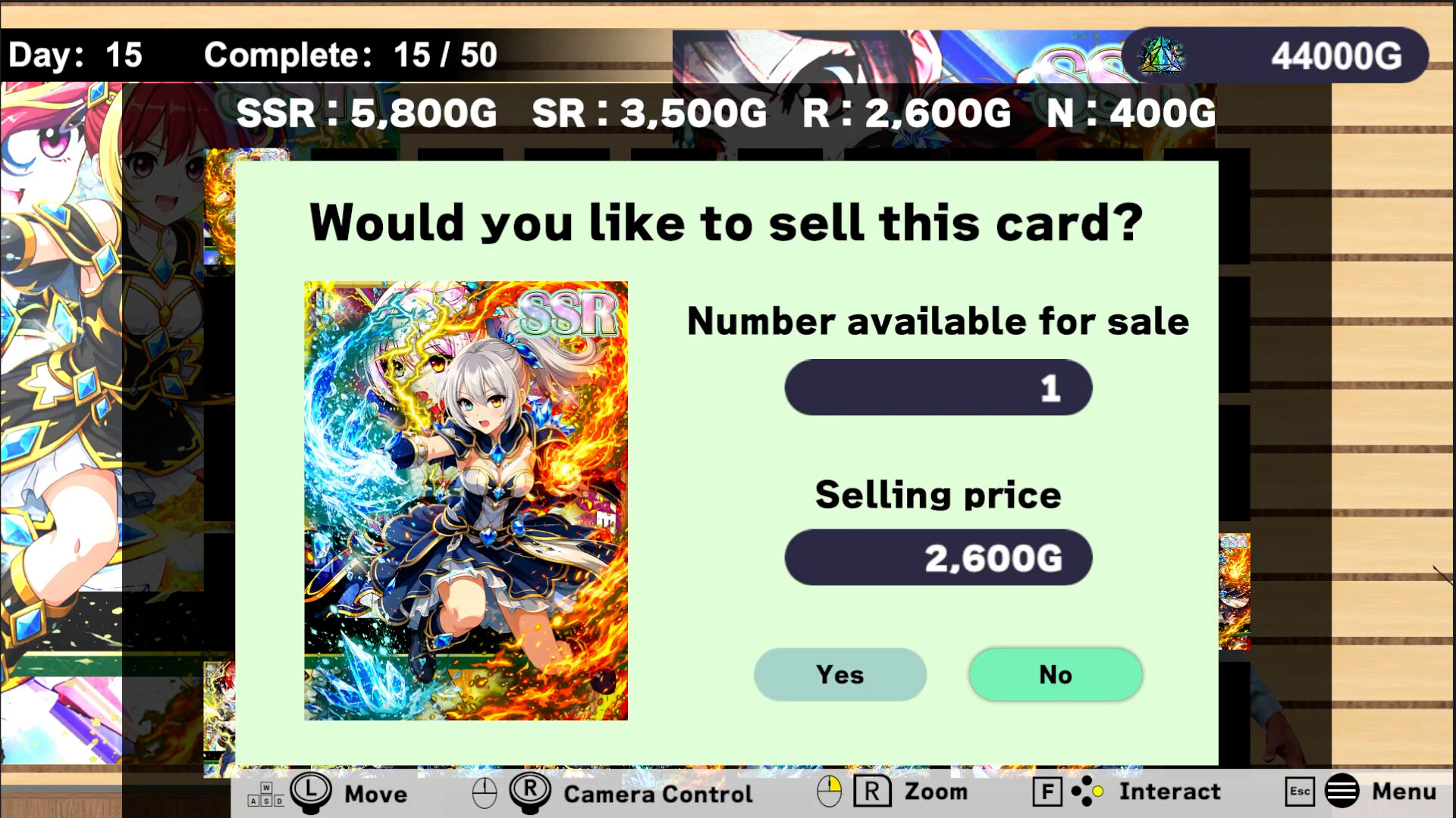 Isekai Mage Girl Gacha Pull Simulator: Elemental Card Collection screenshot 1