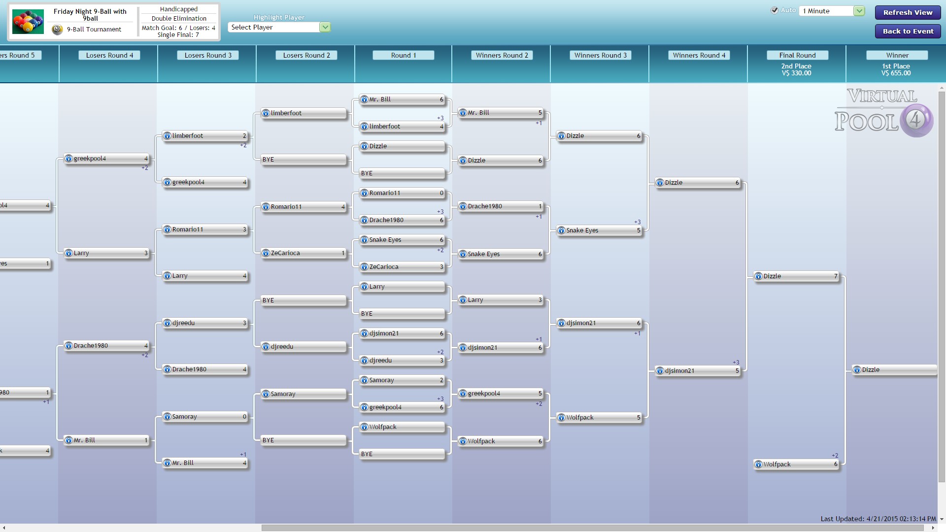 Virtual Pool 4 Multiplayer screenshot 2