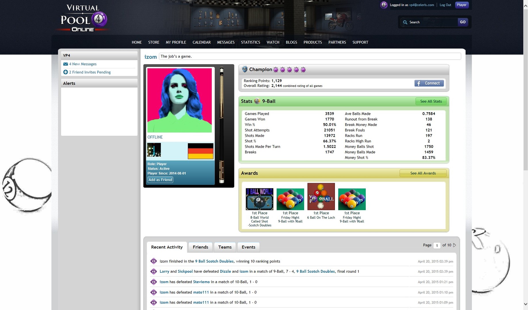Virtual Pool 4 Multiplayer screenshot 3