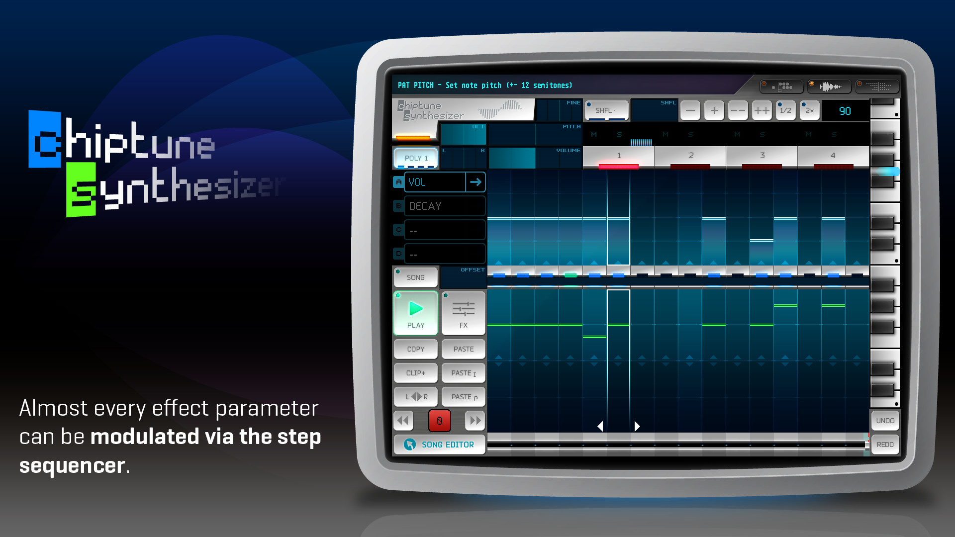 Rytmik Lite Chiptune Synthesizer screenshot 2