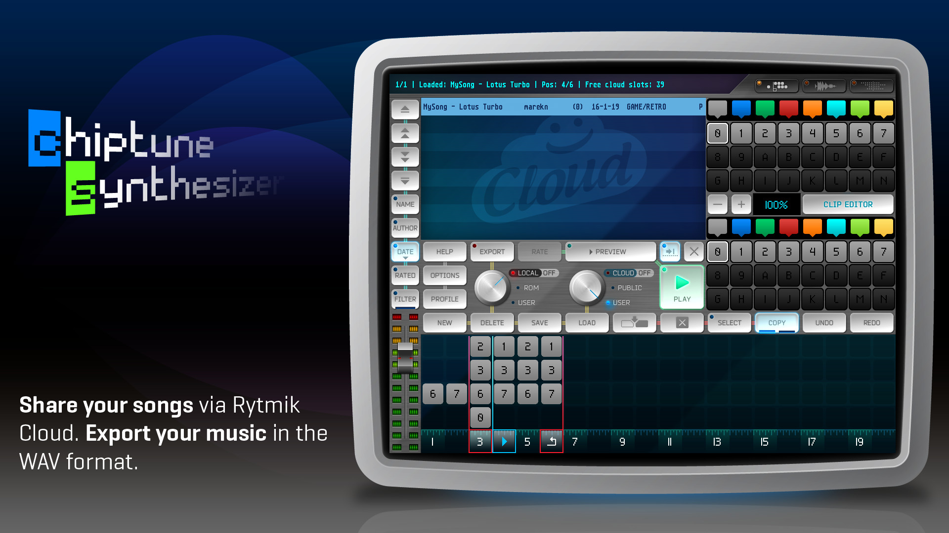 Rytmik Lite Chiptune Synthesizer screenshot 5