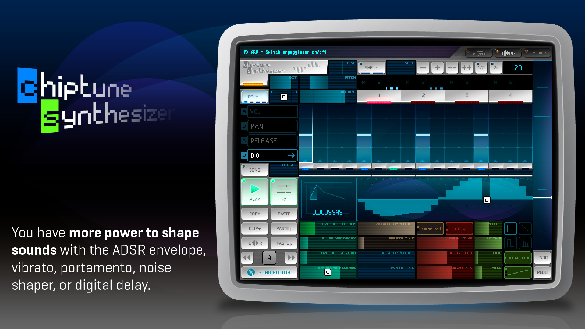 Rytmik Lite Chiptune Synthesizer screenshot 4