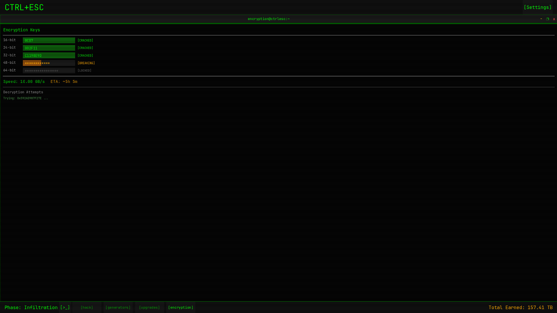 CTRL+ESC screenshot 2