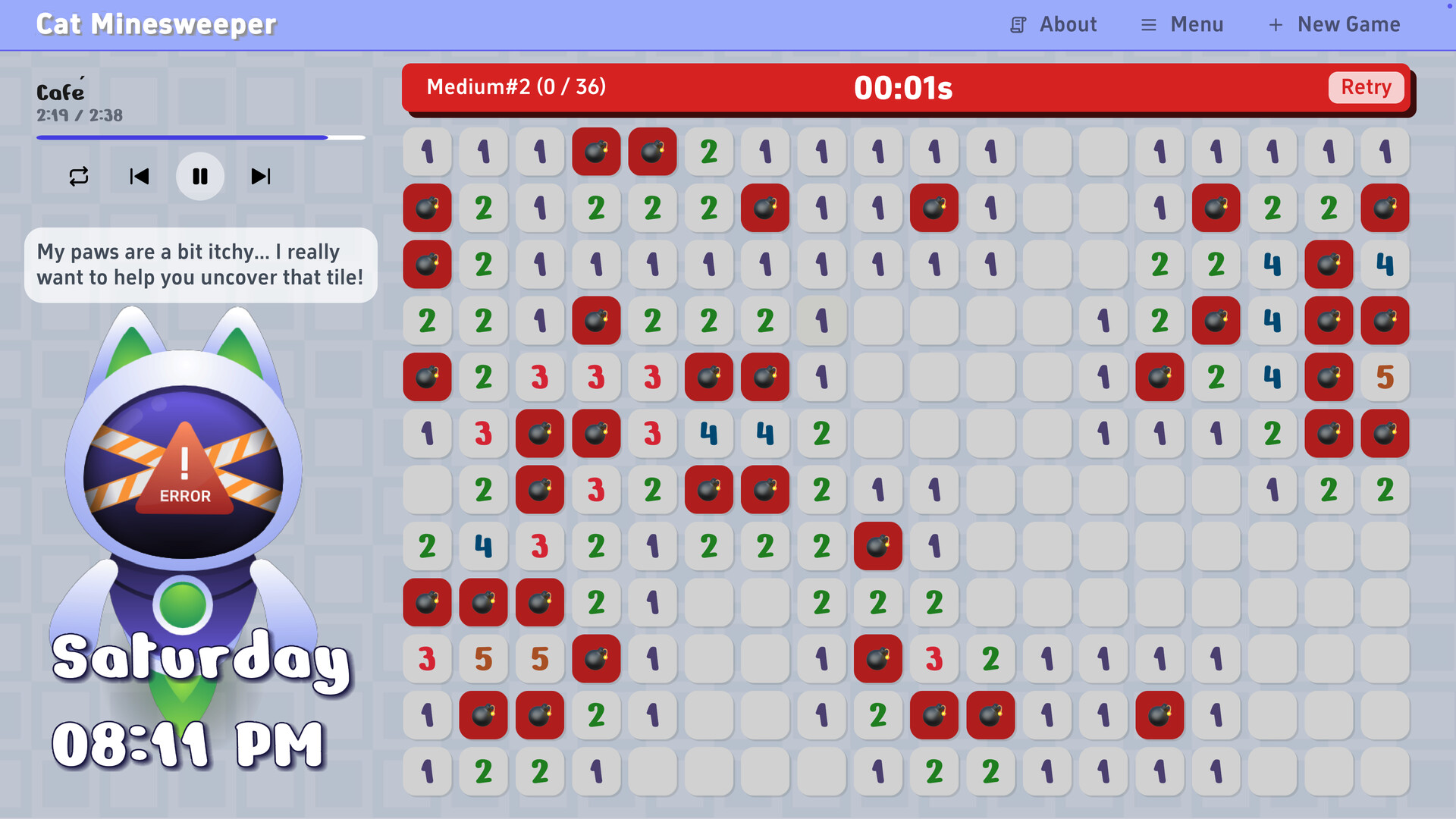 Cat Minesweeper screenshot 4