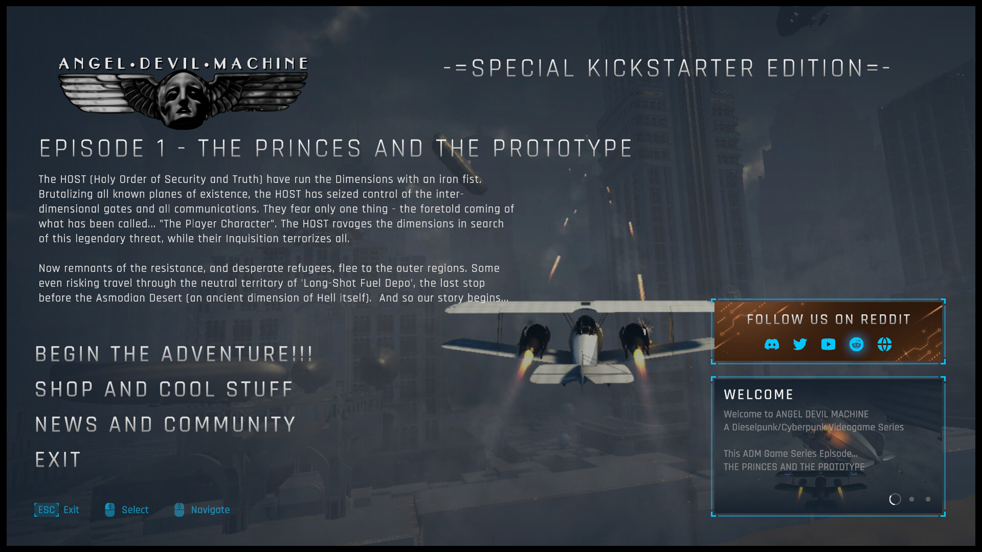 Angel Devil Machine - Episode 1: The Princes and the Prototype screenshot 1