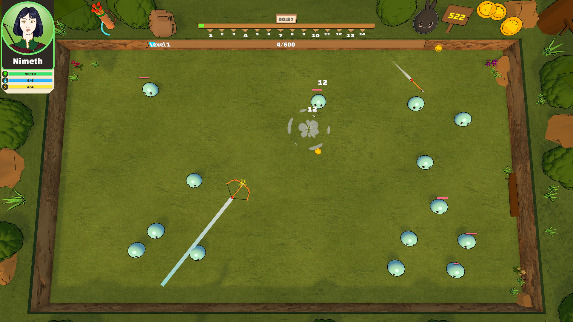 Slimes and Arrows screenshot 1