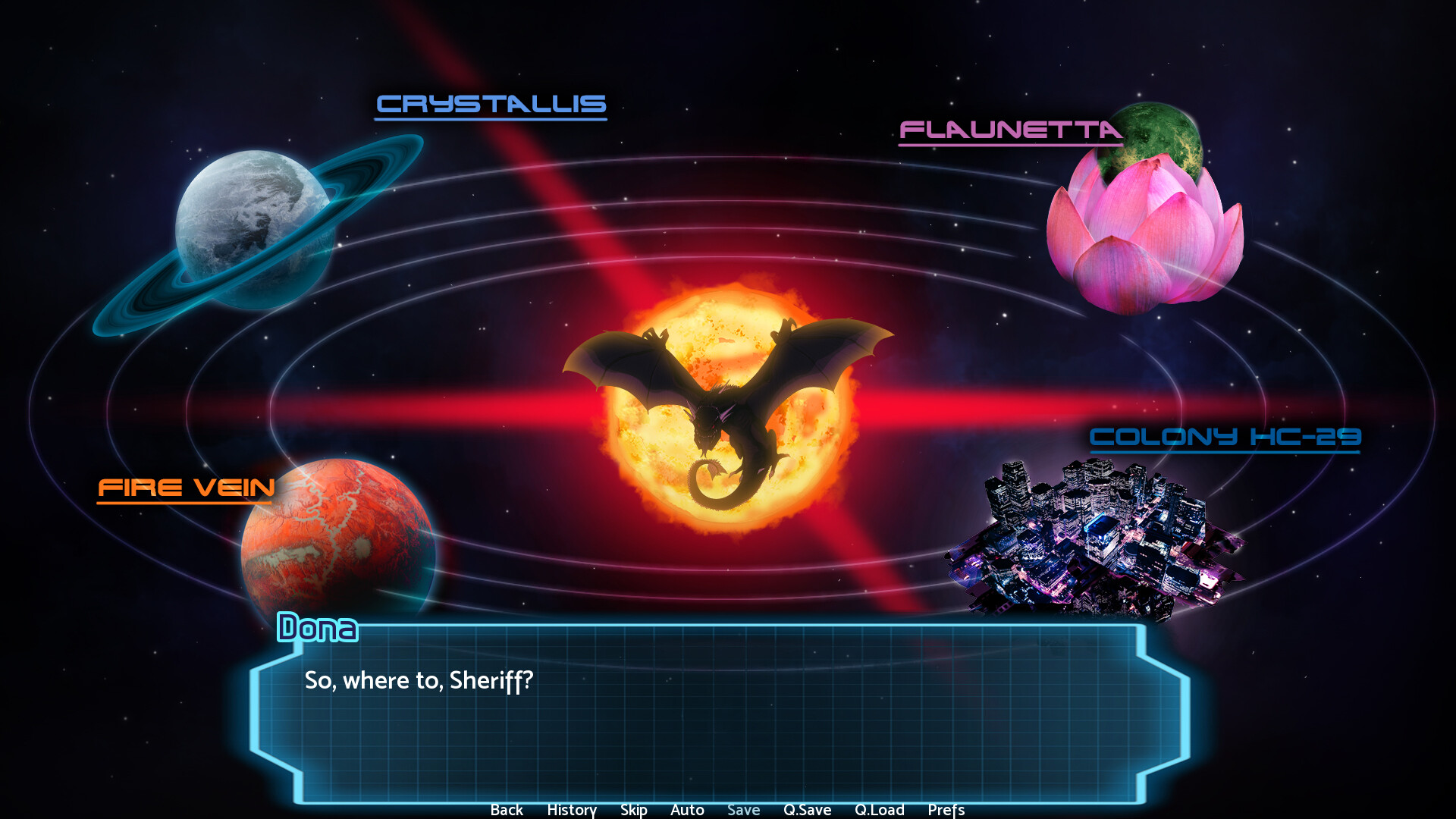 Destiny Worlds - Sci-Fi Visual Novel screenshot 4