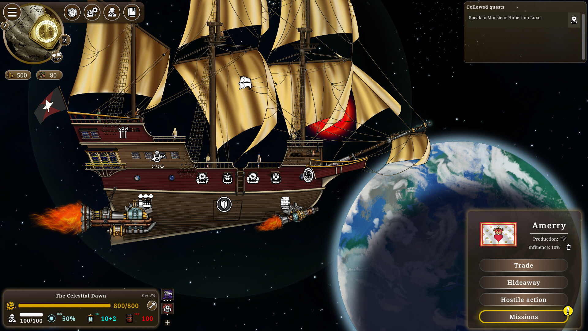 Heliostar: Space Galleon screenshot 1