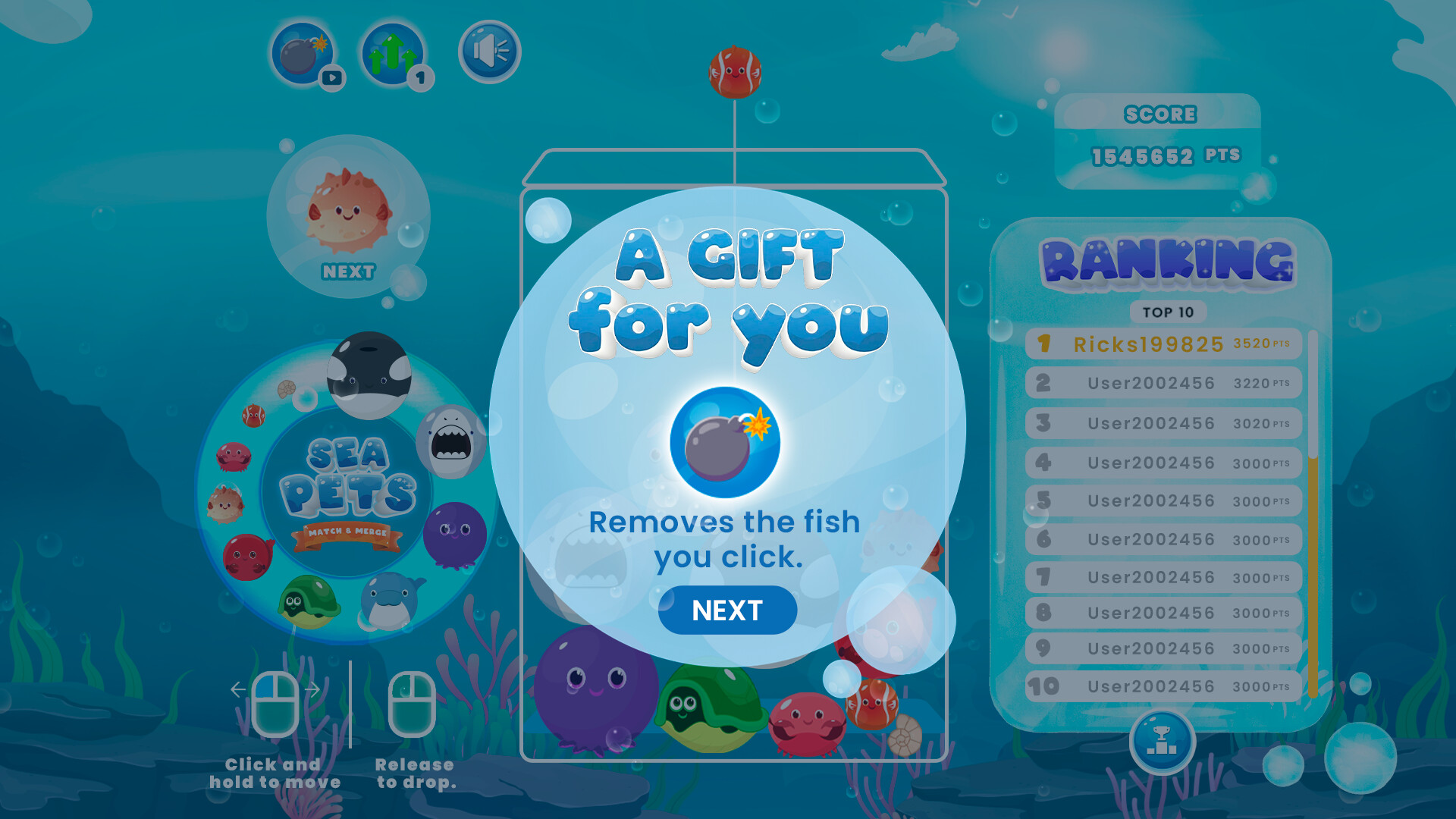 Sea Pets: Match & Merge screenshot 4