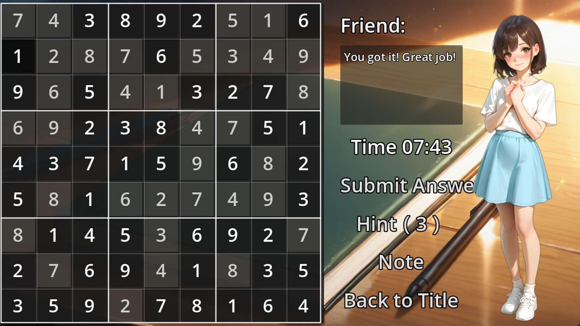 Mesudoku screenshot 2
