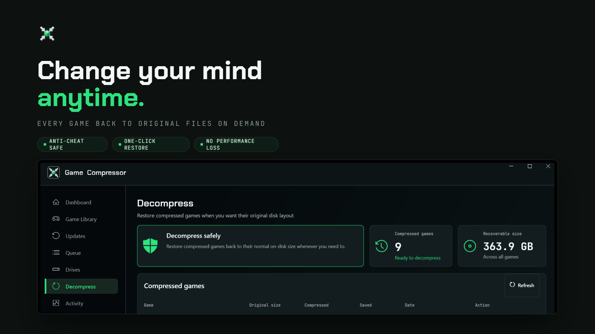Game Compressor screenshot 4