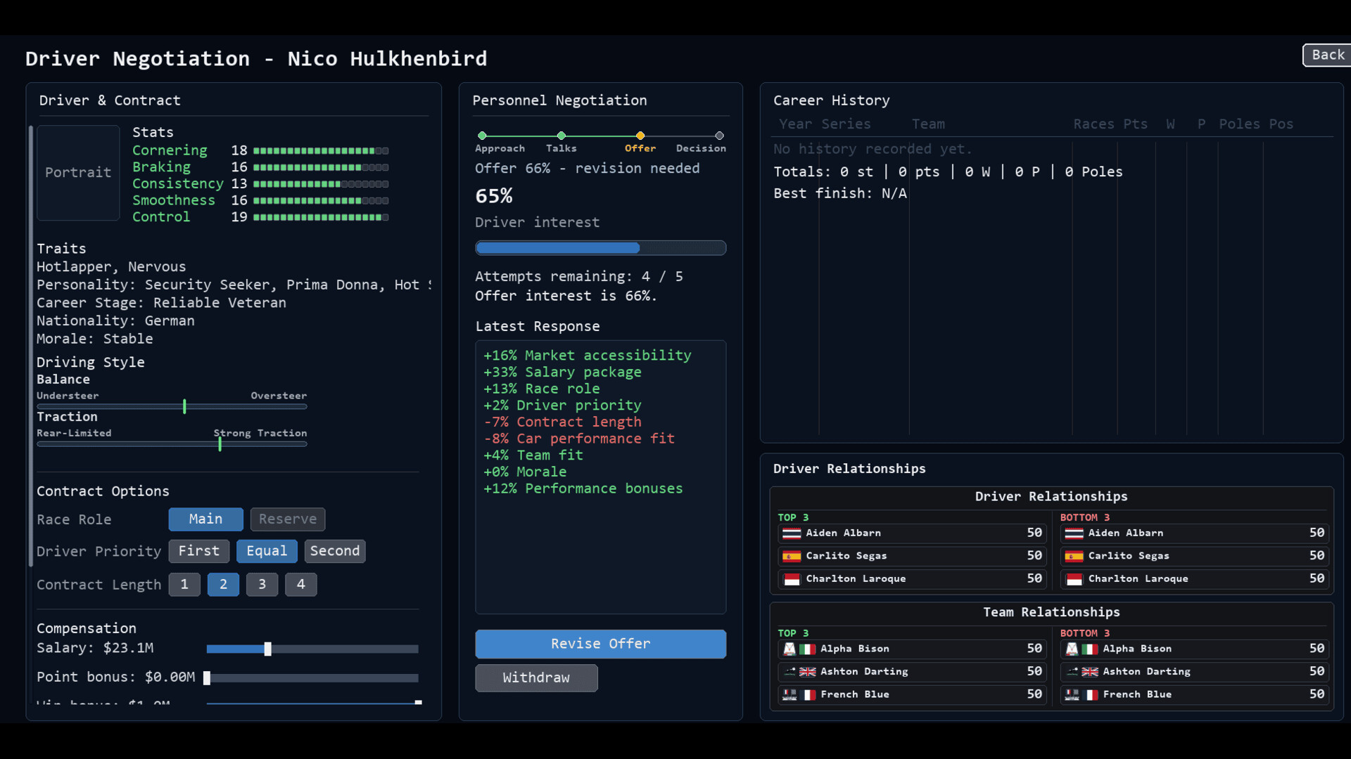 Team Principal: A Racing Manager screenshot 6
