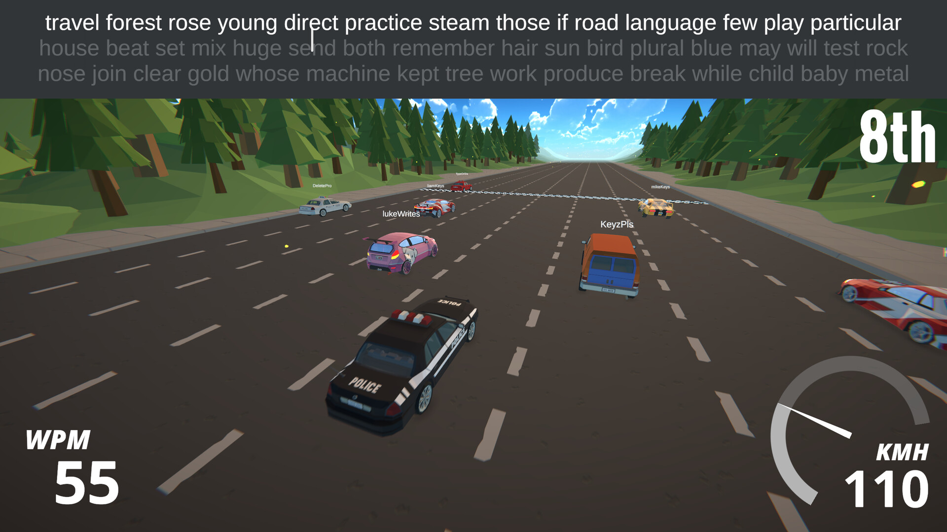 Typing Drag Racer screenshot 11