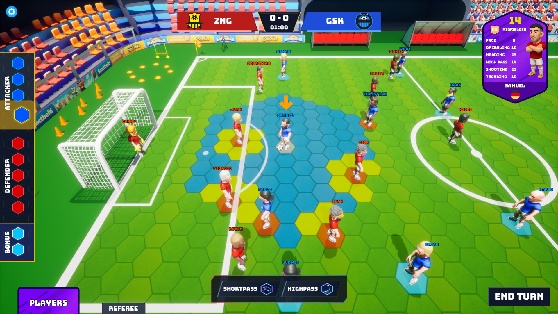 HexaFootball screenshot 2