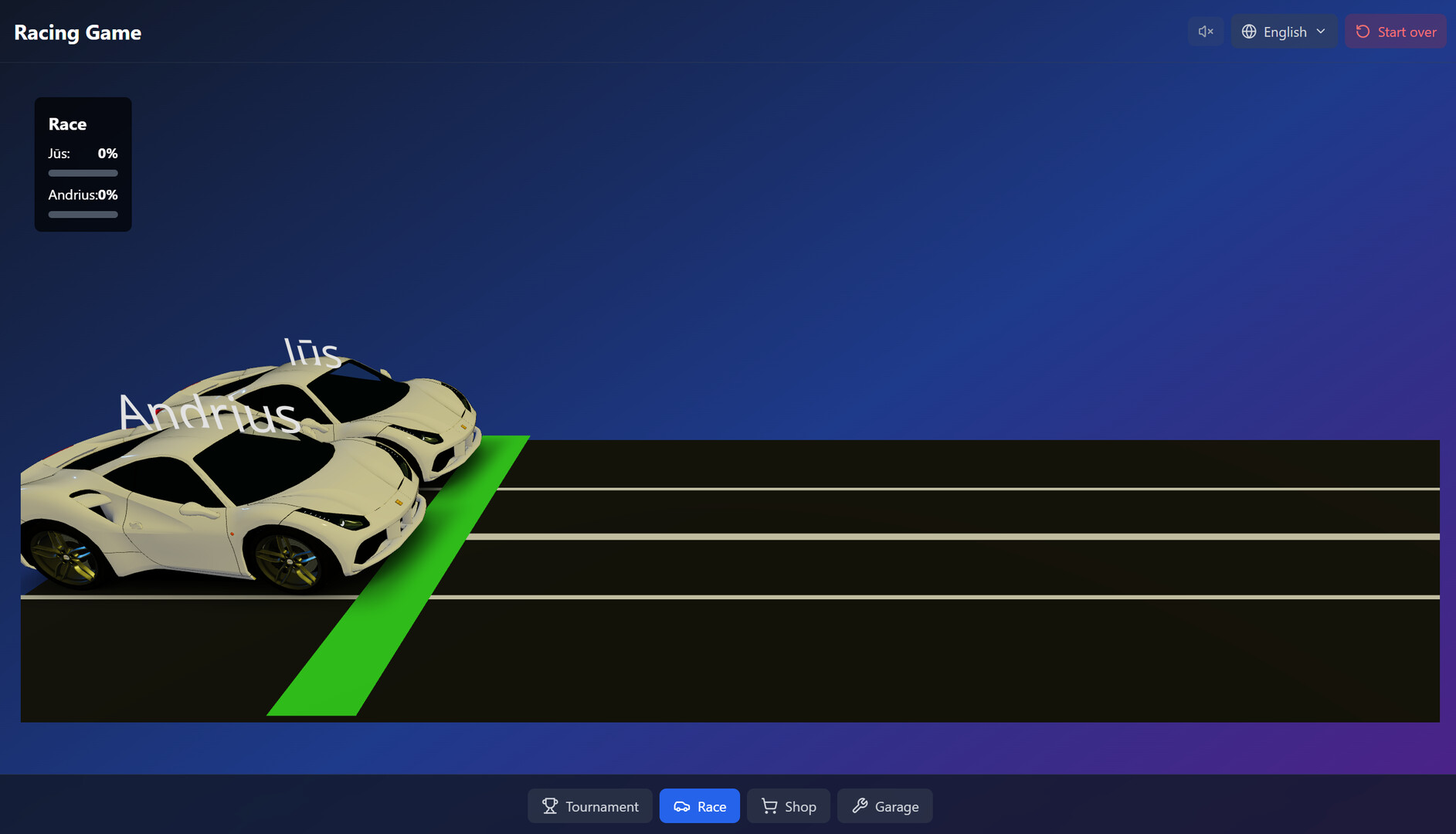 3D race game screenshot 5