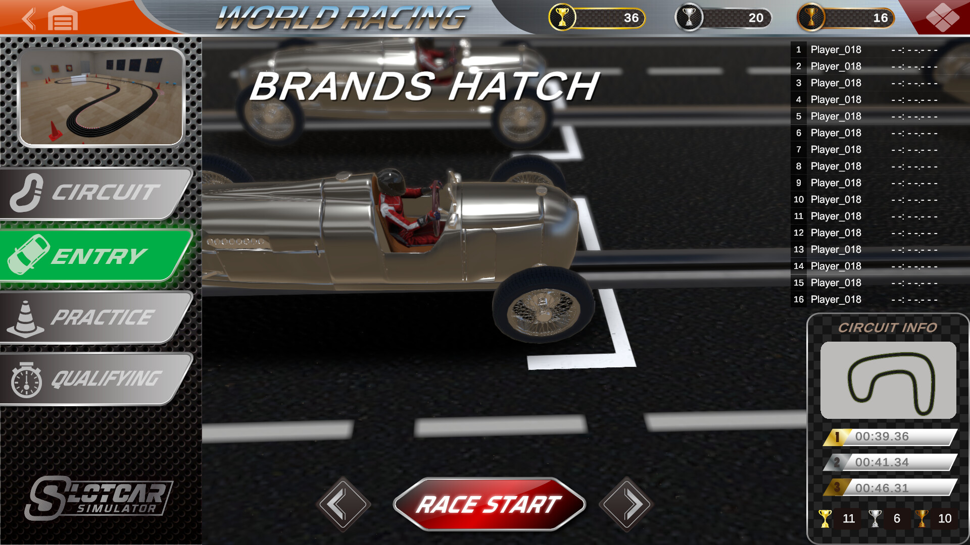 Slot Car Simulator screenshot 2